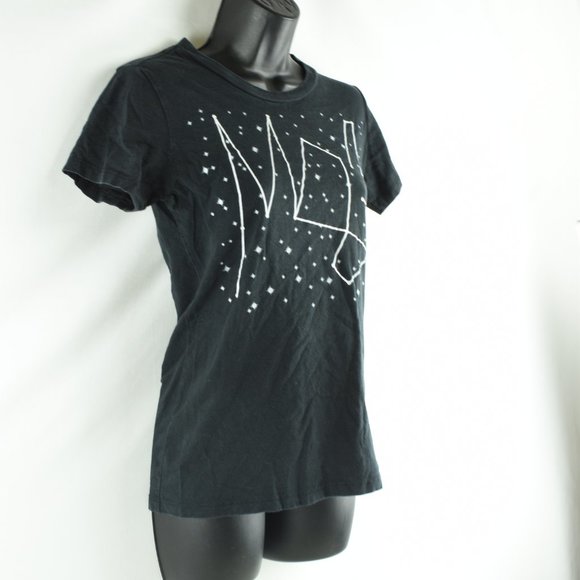 US Blanks Short Sleeve Star T Shirt M 100% Cotton - Picture 3 of 6